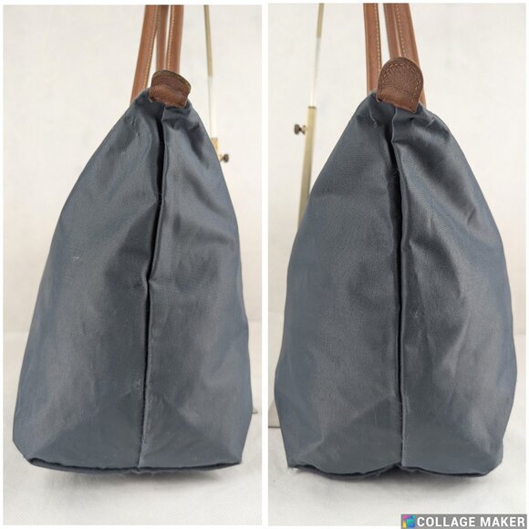 Longchamp Le Pliage Tote – Preowned Nylon Bag Gray, Authentic, Fast Dispatch - Picture 7 of 16